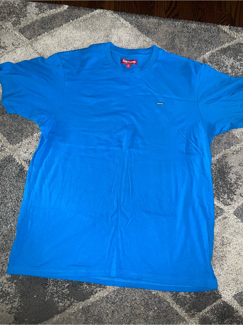 Supreme Bright Blue XL Box Logo Tee - Men's